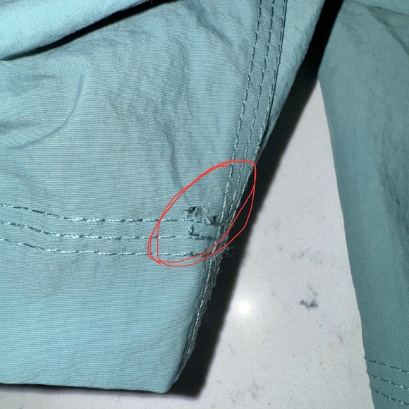 Howler Bros Shorts Men's Small Blue Arctic Salado 7" *FLAW*  Nylon Outdoor NWT - Picture 9 of 9